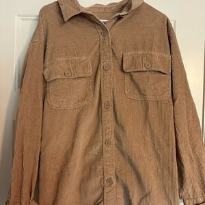 American Eagle Corduroy Button-Up Shirt